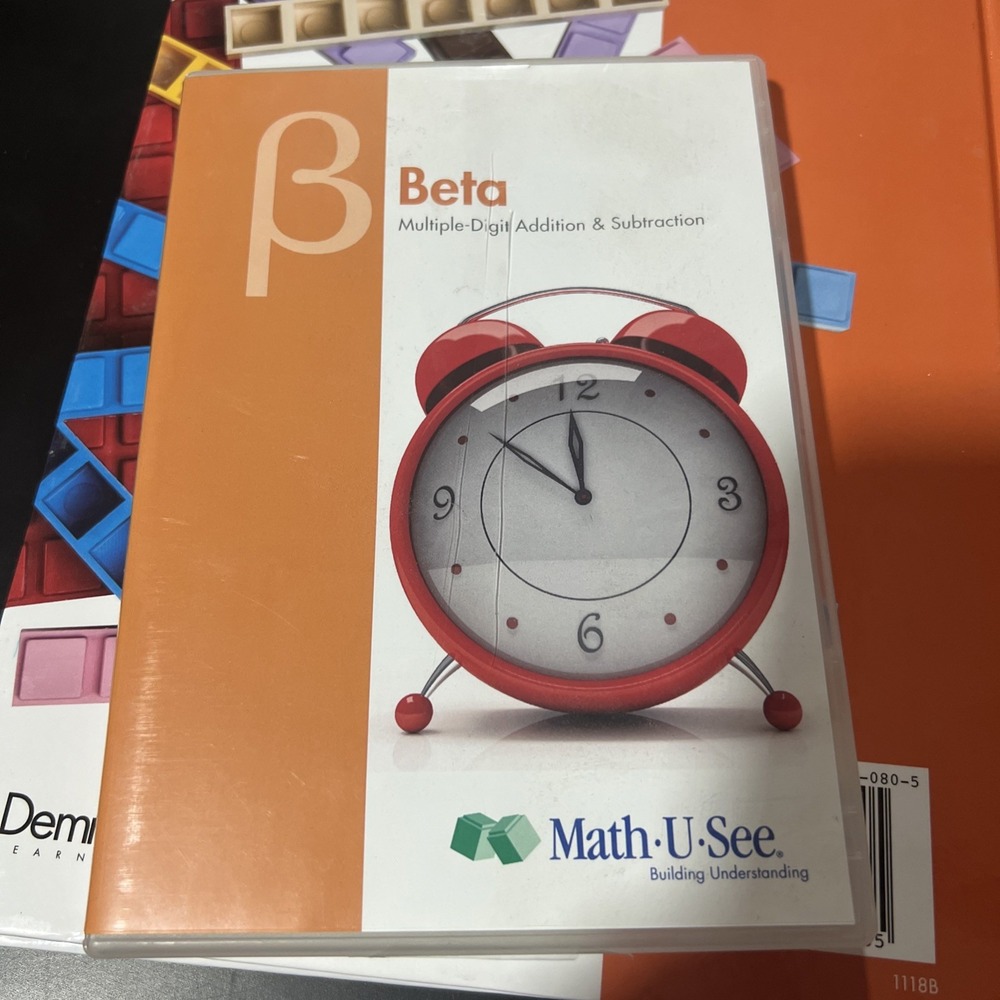 Lot of 10 Math U See Instruction Manual Books & DVDs Gamma/Beta/Delta & More - Picture 6 of 16